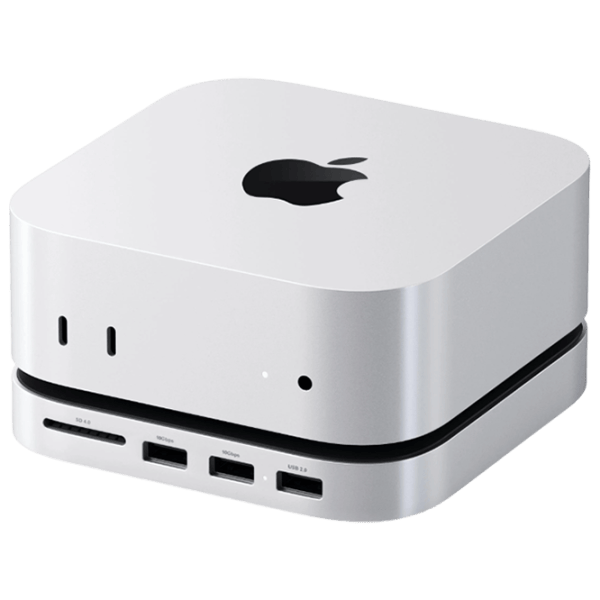 Адаптер Satechi Mac Mini M4 Stand & Hub USB Type-C / Серебряный photo 1