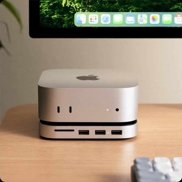 Адаптер Satechi Mac Mini M4 Stand & Hub USB Type-C / Серебряный photo 3