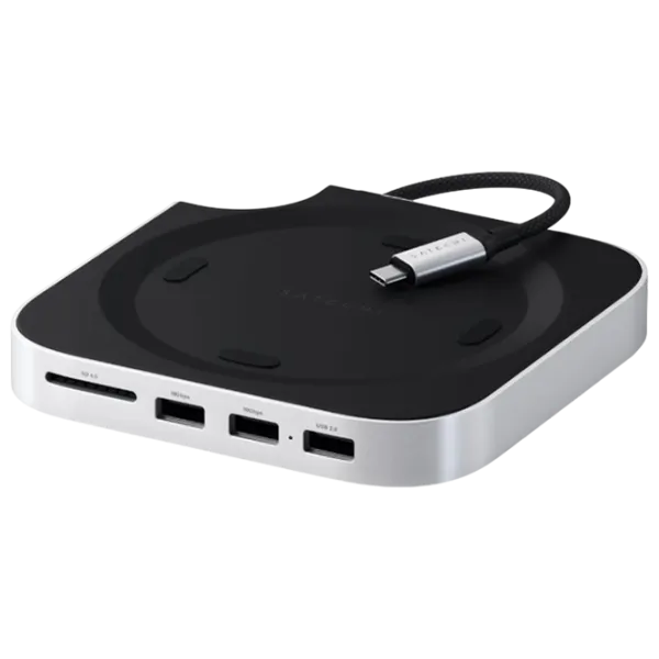Адаптер Satechi Mac Mini M4 Stand & Hub USB Type-C / Серебряный photo 4
