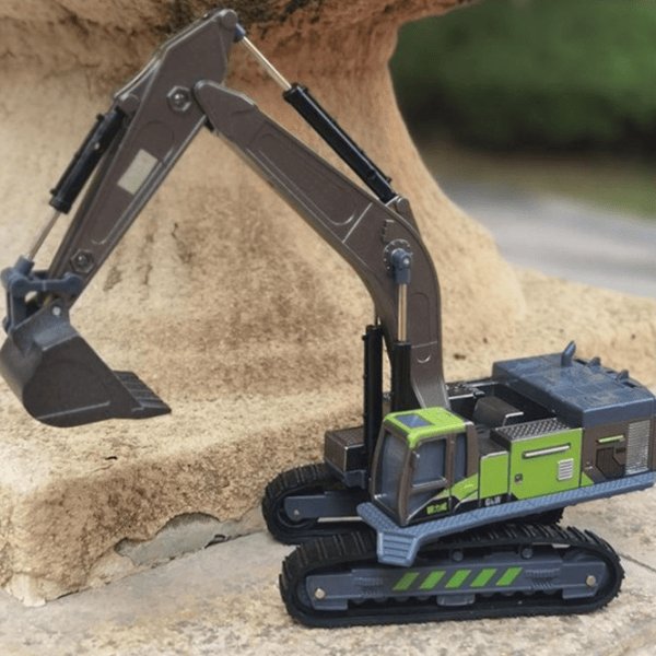 Экскаватор HD Toys 96872   / / Зелёный Серый photo 2