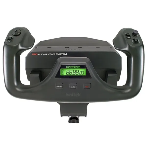 Joystick Logitech G Saitek Pro Flight Yoke System Cu fir / 8 buttons / Black photo 3
