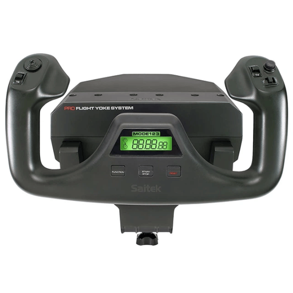 Joystick Logitech G Saitek Pro Flight Yoke System Cu fir / 8 buttons / Black photo 3