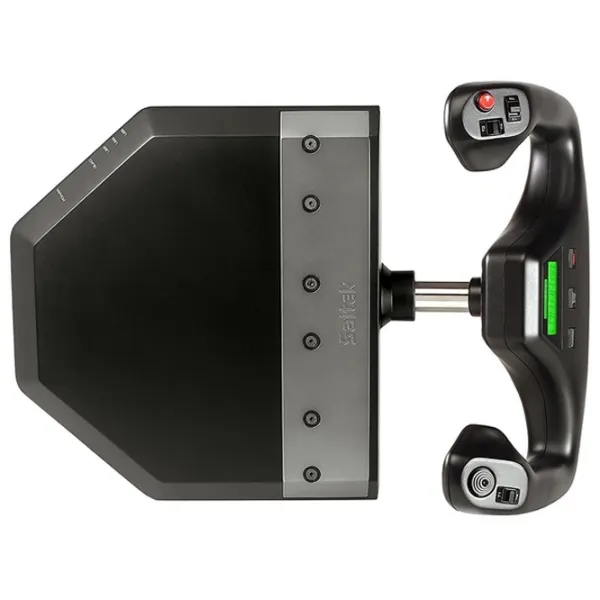 Joystick Logitech G Saitek Pro Flight Yoke System Cu fir / 8 buttons / Black photo 4
