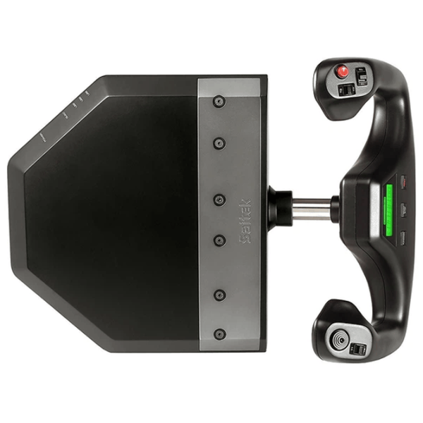 Joystick Logitech G Saitek Pro Flight Yoke System Cu fir / 8 buttons / Black photo 4