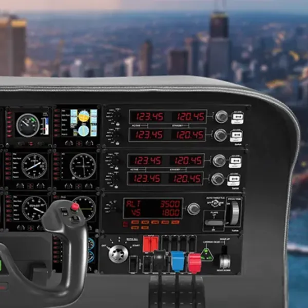 Panou de bord Logitech Flight Simulator Switch Panel Cu fir / 13 buttons / Black photo 5