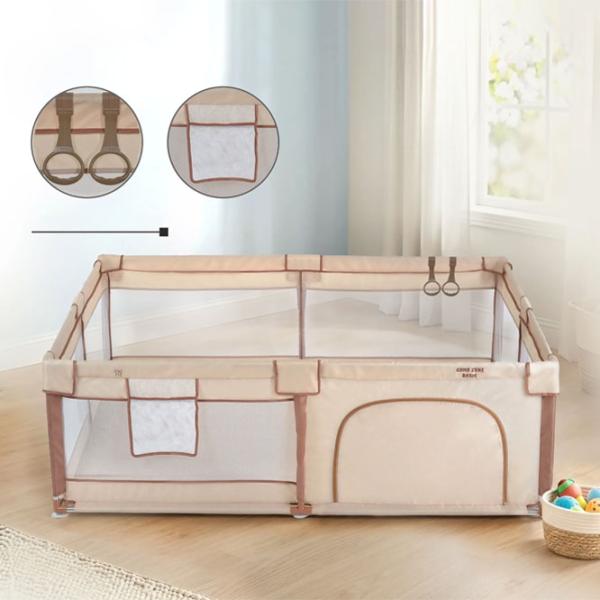 Țarc pentru copii Moni GameZone Basic (MT.236933) 0 luni - 3 ani / Beige photo 6