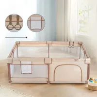Țarc pentru copii Moni GameZone Basic (MT.236933) 0 luni - 3 ani / Beige photo 6
