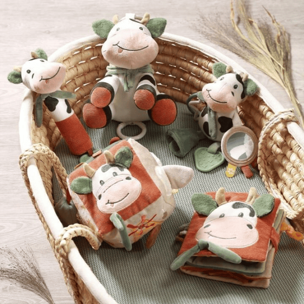 Мягкая игрушка BabyOno Cow Bingo 1692 0+ / Разноцветный photo 2