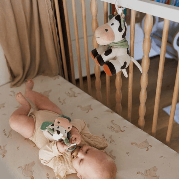 Мягкая игрушка BabyOno Cow Bingo 1692 0+ / Разноцветный photo 4