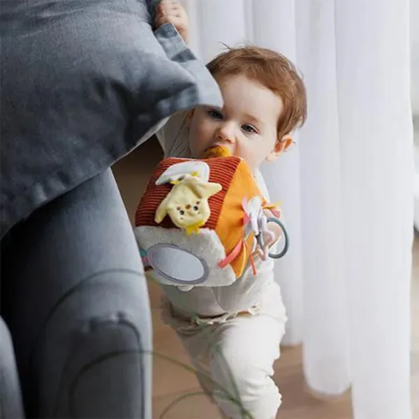 Мягкая игрушка BabyOno Sensory Cube Nature 1680 0+ / Разноцветный photo 2