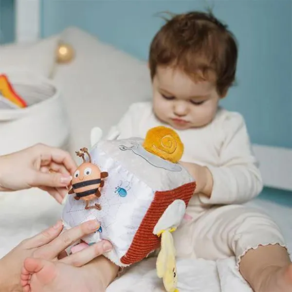 Мягкая игрушка BabyOno Sensory Cube Nature 1680 0+ / Разноцветный photo 6