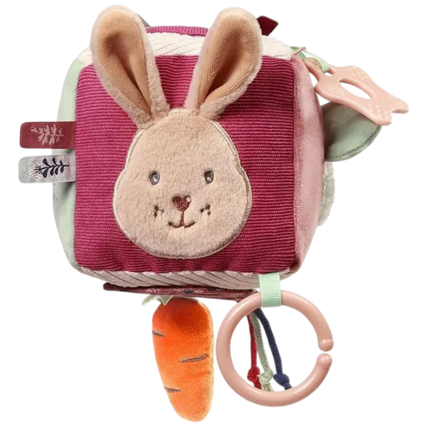 Мягкая игрушка BabyOno Sensory Cube Rabbit Karo 1683 0+ / Разноцветный photo 1