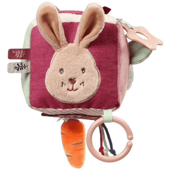 Мягкая игрушка BabyOno Sensory Cube Rabbit Karo 1683 0+ / Разноцветный photo 1