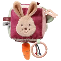 Мягкая игрушка BabyOno Sensory Cube Rabbit Karo 1683 0+ / Разноцветный