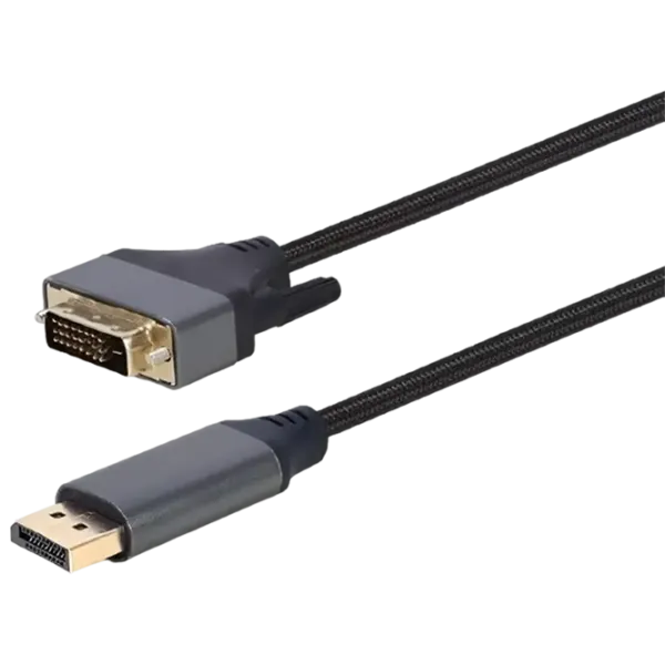 Кабель видео Cablexpert DisplayPort + DVI 1.8 м / Черный photo 1