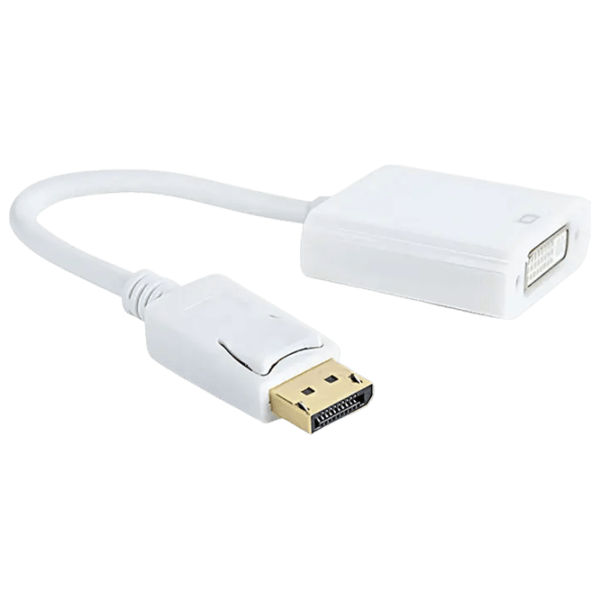 Кабель видео Cablexpert DisplayPort + DVI 0.1 м / Белый photo 1