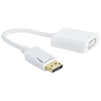 Кабель видео Cablexpert DisplayPort + DVI 0.1 м / Белый