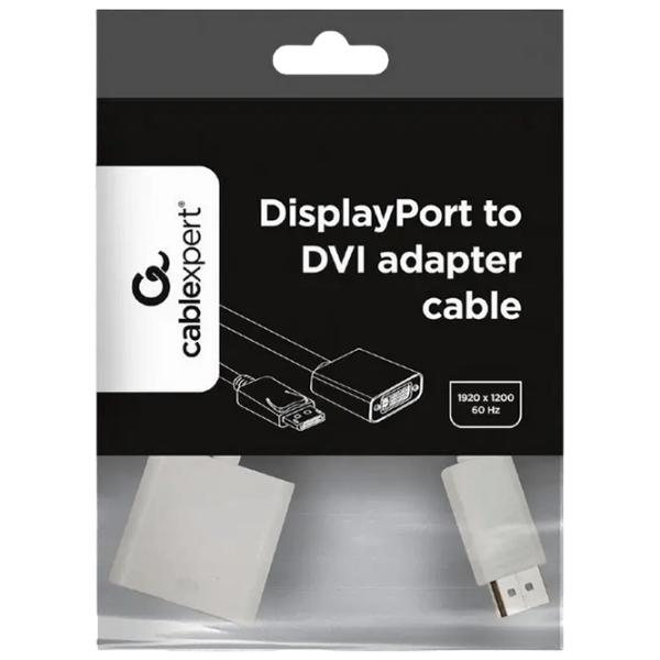 Кабель видео Cablexpert DisplayPort + DVI 0.1 м / Белый photo 2