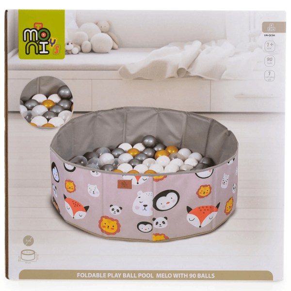 Бассейн с шариками Moni Melo  1+ / Серый photo 5