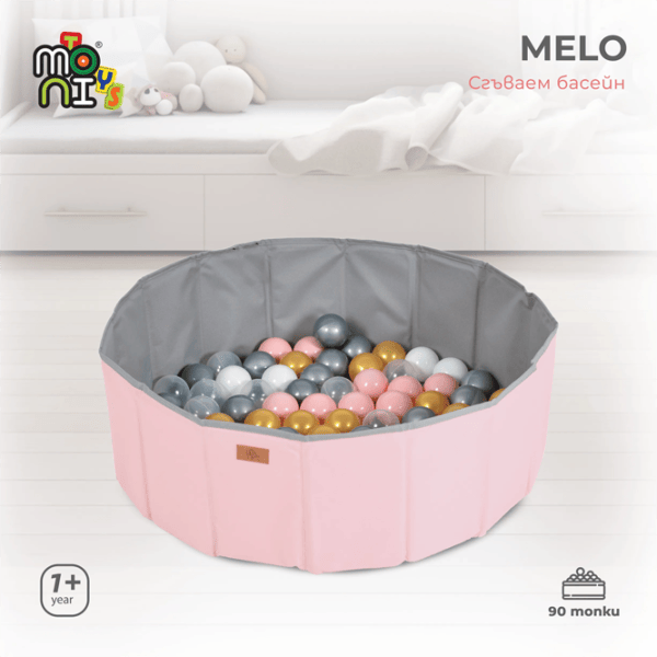 Piscină cu bile Moni Melo  1+ / Pink photo 5