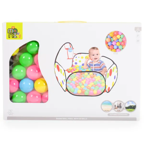 Бассейн с шариками Moni Rainbow 995-7004A 1+ / Разноцветный photo 6