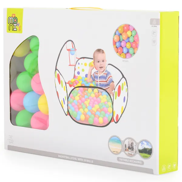 Бассейн с шариками Moni Rainbow 995-7004A 1+ / Разноцветный photo 7