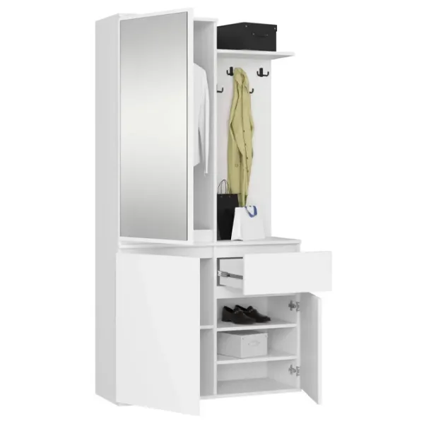 Dulap pentru antreu Akord Entro LPAL / White photo 2