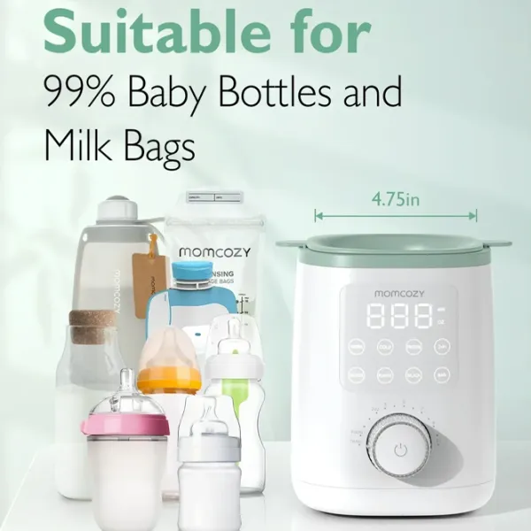 Încălzitor pentru biberoane Momcozy Nutri Smart Mecanic/ White photo 2