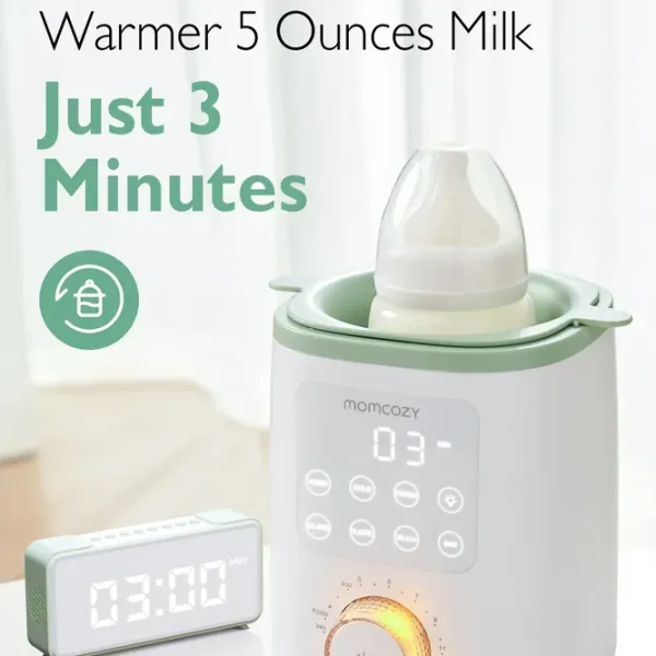 Încălzitor pentru biberoane Momcozy Nutri Smart Mecanic/ White photo 3