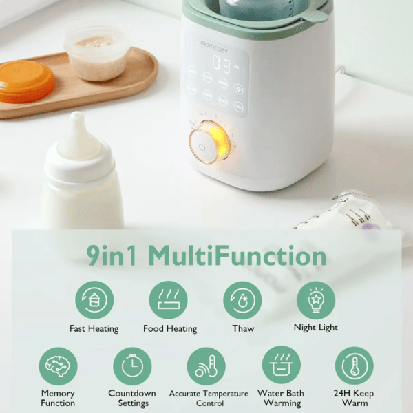 Încălzitor pentru biberoane Momcozy Nutri Smart Mecanic/ White photo 4