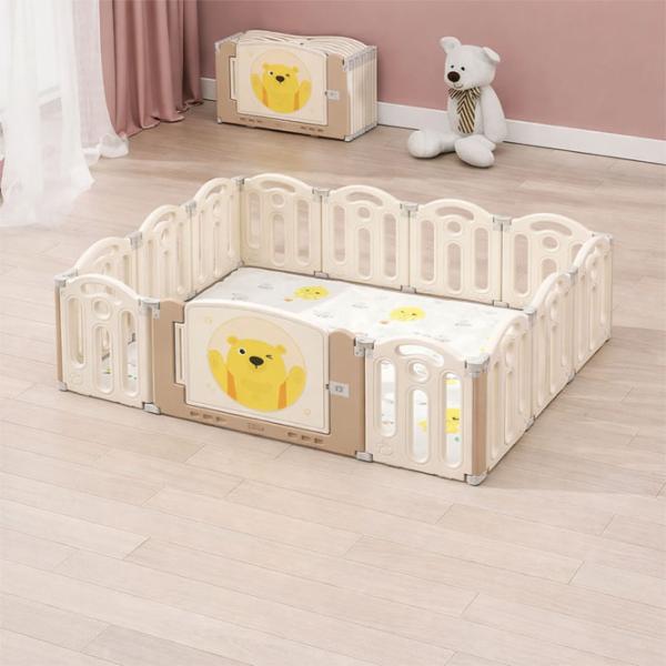 Țarc pentru copii Moni Teddy Land (MT.234384) 6 luni - / Beige photo 2