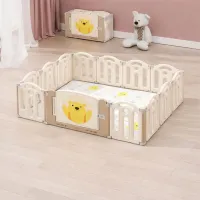 Țarc pentru copii Moni Teddy Land (MT.234384) 6 luni - / Beige photo 2