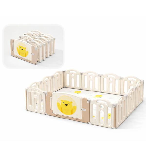 Țarc pentru copii Moni Teddy Land (MT.234384) 6 luni - / Beige photo 3