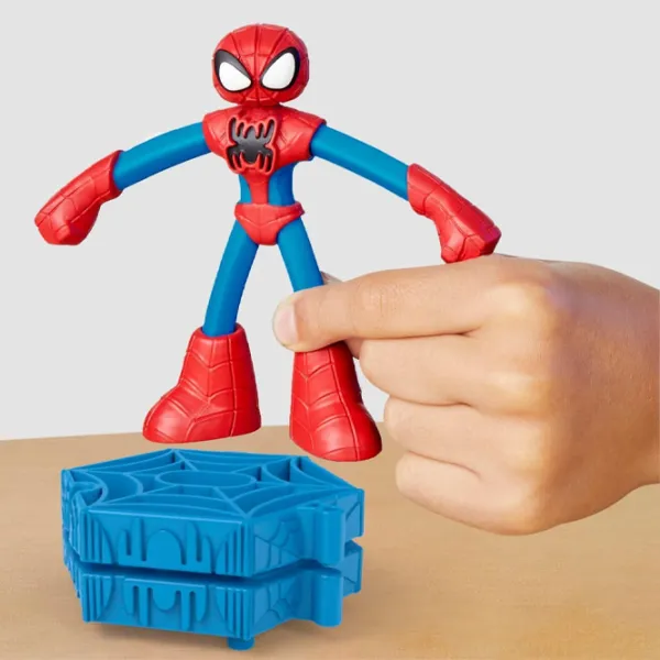 Plastilină Play-Doh Spiderman lauch and Slice Battle Multicolor / 3+ photo 8