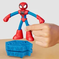 Plastilină Play-Doh Spiderman lauch and Slice Battle Multicolor / 3+ photo 8