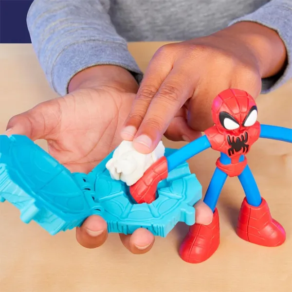 Plastilină Play-Doh Spiderman lauch and Slice Battle Multicolor / 3+ photo 9