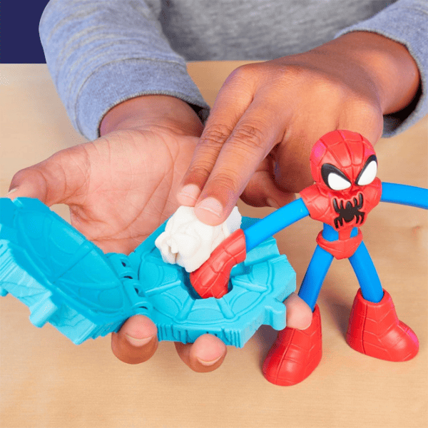 Plastilină Play-Doh Spiderman lauch and Slice Battle Multicolor / 3+ photo 9