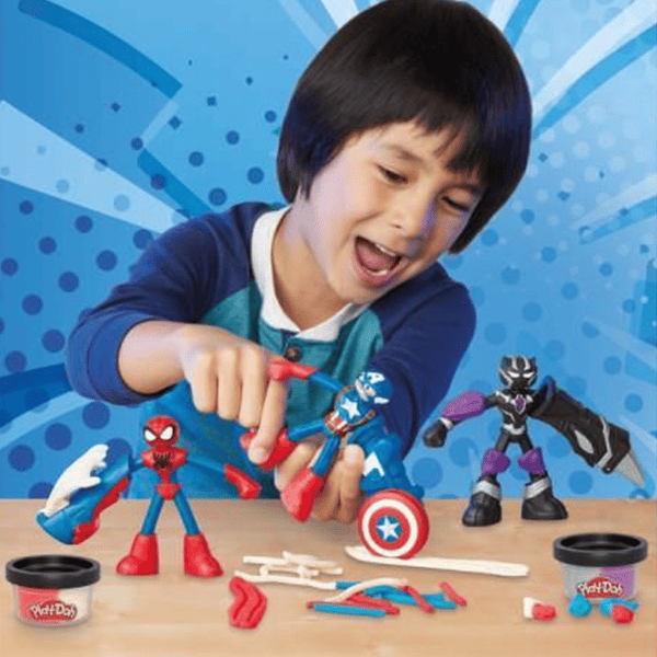 Набор пластилина Play-Doh Marvel Figures Разноцветный / 4+ photo 5