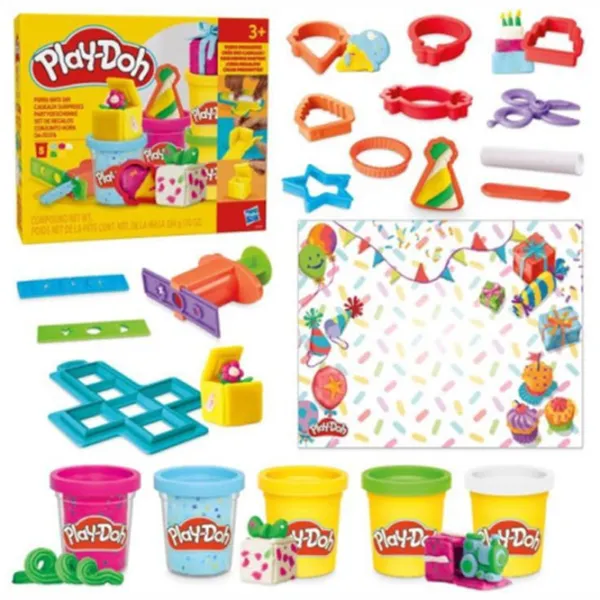 Set de plastilină Play-Doh Birthday Multicolor / 3+ photo 3