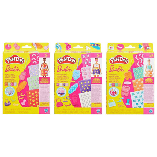 Набор пластилина Play-Doh Barbie Designer Patterns Разноцветный / 3+ photo 1