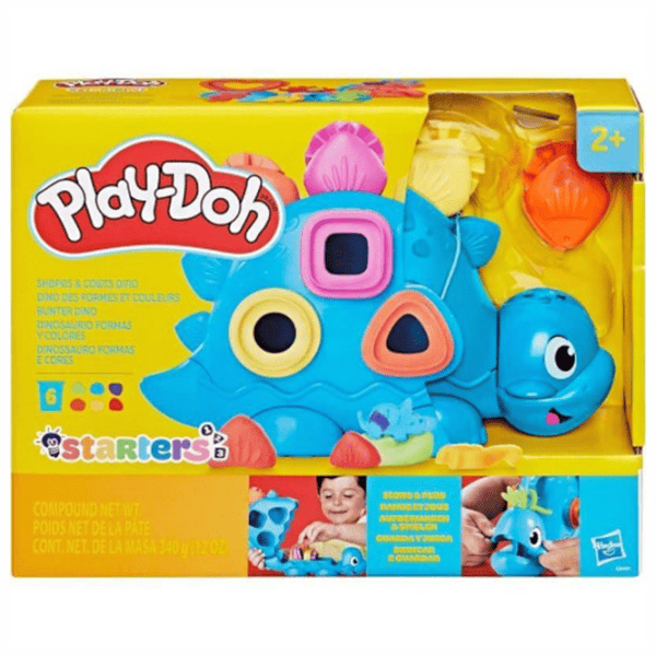 Set de plastilină Play-Doh Shapes And Colors Dino Multicolor / 3+ photo 1