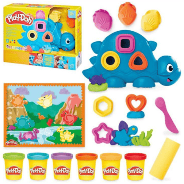 Set de plastilină Play-Doh Shapes And Colors Dino Multicolor / 3+ photo 2