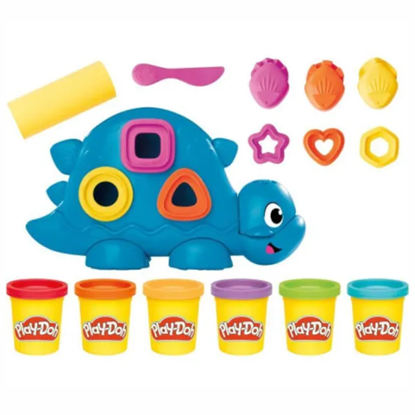 Set de plastilină Play-Doh Shapes And Colors Dino Multicolor / 3+ photo 3