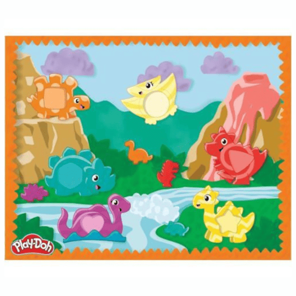 Set de plastilină Play-Doh Shapes And Colors Dino Multicolor / 3+ photo 5
