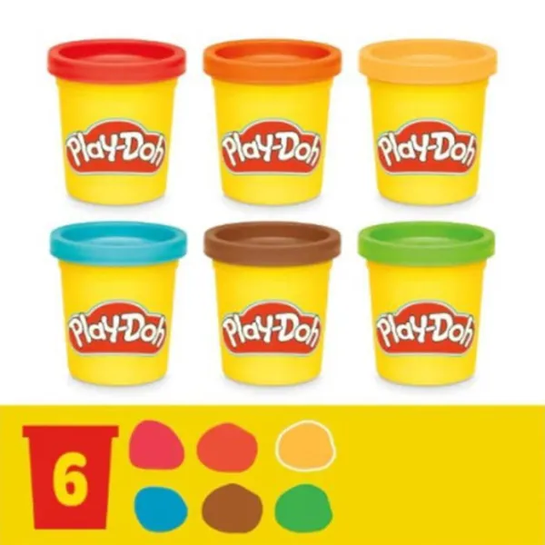 Set de plastilină Play-Doh Food Shapes Multicolor / 3+ photo 6
