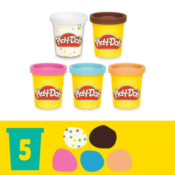 Set de plastilină Play-Doh Donut Bakery Playset Multicolor / 3+ photo 4