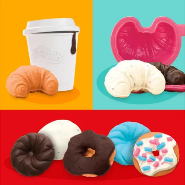 Set de plastilină Play-Doh Donut Bakery Playset Multicolor / 3+ photo 5