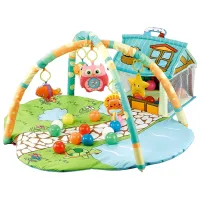 Игровой коврик Moni Happy Farm () 0+/ / Зеленый