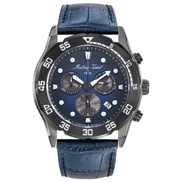Ceas de mână pentru bărbați Mathey-Tissot H121CHLNB Cuarț / 44 mm photo 1