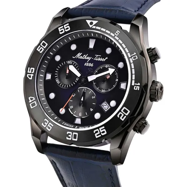 Ceas de mână pentru bărbați Mathey-Tissot H121CHLNB Cuarț / 44 mm photo 3